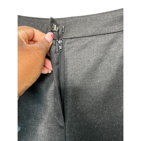 St. John Couture Gray Career Work Office Bootcut Dress Pant Trousers Size 10 - Picture 5 of 11